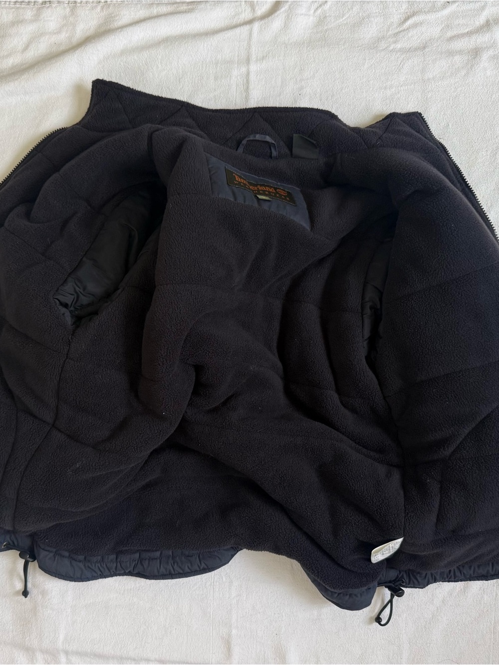 Timberland Men’s Charcoal Fleece-Lined Jacket Size S - Picture 8 of 10